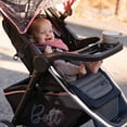 Monbebe Bolt Travel System Stroller and Infant Car Seat Batik Pink