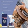 thumbnail image 6 of Rust Remover Spray for Metal, Highly Concentrated Rust Remover for Steel Copper Stainless Steel - Heavy Duty Rust Remover Spray No Scrubbing, Fast Acting Rust Stain Remover, 6 of 8