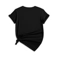 thumbnail image 2 of Stylish Letter & Cow Print Relaxed Fit T-Shirt - Women's Casual Round Neck Short Sleeves Sports Tee, Soft Breathable Fabric, Perfect for Outdoor Activities and Daily Life, 2 of 5