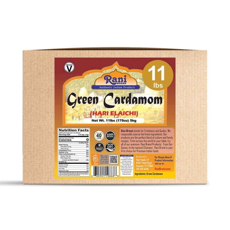 Rani Cardamom (Elachi) Decorticated Seeds | 3.5oz (100g) Indian Spice, Authentic Rani Brand