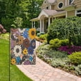 thumbnail image 2 of Yayeee Garden Flag 12"x18" Double Sided Outdoor Yard Lawn Holiday Decorations, Beige Flowers, 2 of 6