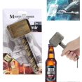 thumbnail image 3 of Hammer Bottle Opener, Creative Metal Bottle Opener, Mini Beer Bottle Opener, Easy to Carry Drin, 3 of 5