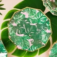Efavormart 25 Pack | 9" Green Leaf Decagon Dinner Paper Plates ...