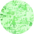 thumbnail image 1 of Ahgly Company Indoor Round Solid Green Modern Area Rugs, 8' Round, 1 of 1