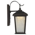 thumbnail image 3 of KIRTON Transitional Bronze 1 Light Outdoor Wall Sconce 12" Tall, 3 of 3