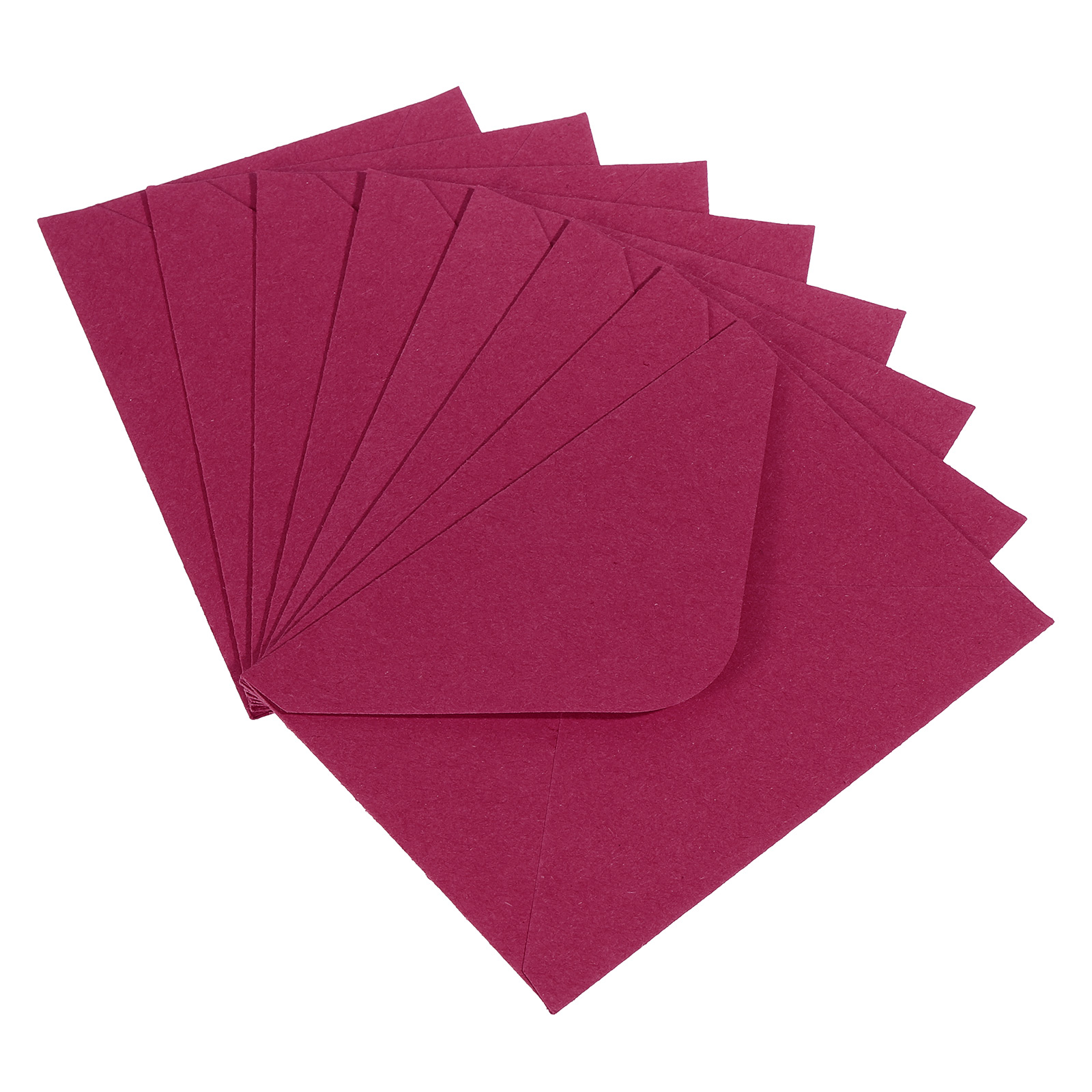 Uxcell Mini Envelopes Tiny Pockets Mini Gift Card Business Card Envelope, Dark Red 100 Pack