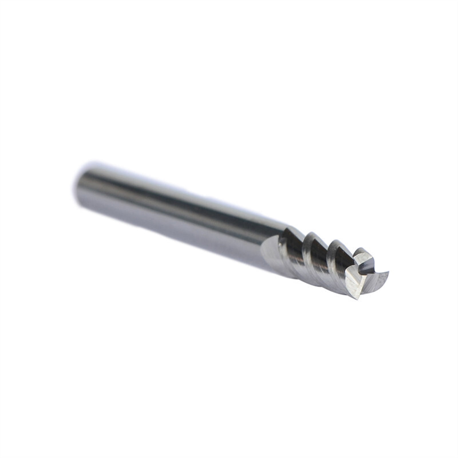 2pcs D4-4-50 Tungsten Steel End Mills 3 Flute Flattened Head Milling Cutters Carbide End Mills Machining for Aluminum