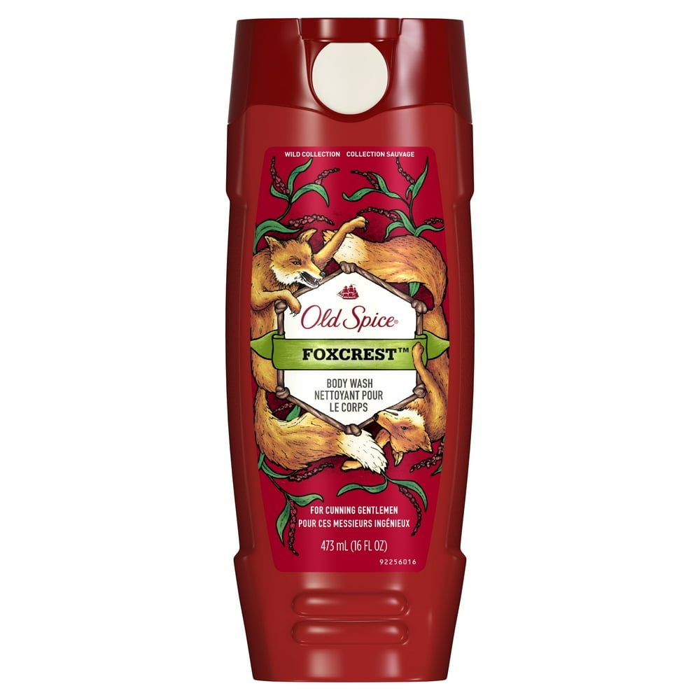 Old Spice Wild Foxcrest Scent Body Wash for Men, 16 oz