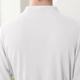 thumbnail image 6 of aohooy Cotton Waffle Robe Men Big and Tall 3/4 Sleeve Kimono Robe Casual V Neck Loungewear Sleepwear Bathrobe with Belt and Pockets for Spa Resort Home White,XL, 6 of 7