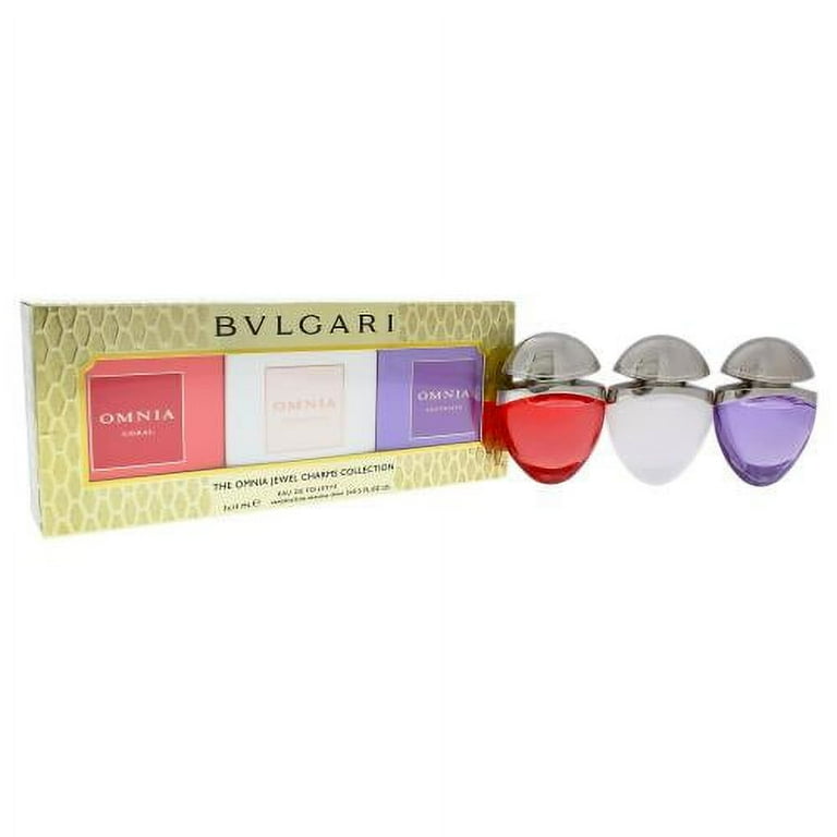 Bulgari Omnia Jewel Mini Perfume Gift Set for Women, 3 Pieces