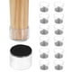 thumbnail image 1 of Uxcell 14Pcs Protectores Redondos para Patas de Silla, 1.5" & Fundas de Fieltro para Patas de Muebles, 1 of 7