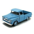 thumbnail image 1 of 1 par 24 1958 Chevrolet Apache Fleetside Pickup Voiture Moulée sous Pression Modèle, Bleu Pâle, 1 of 1