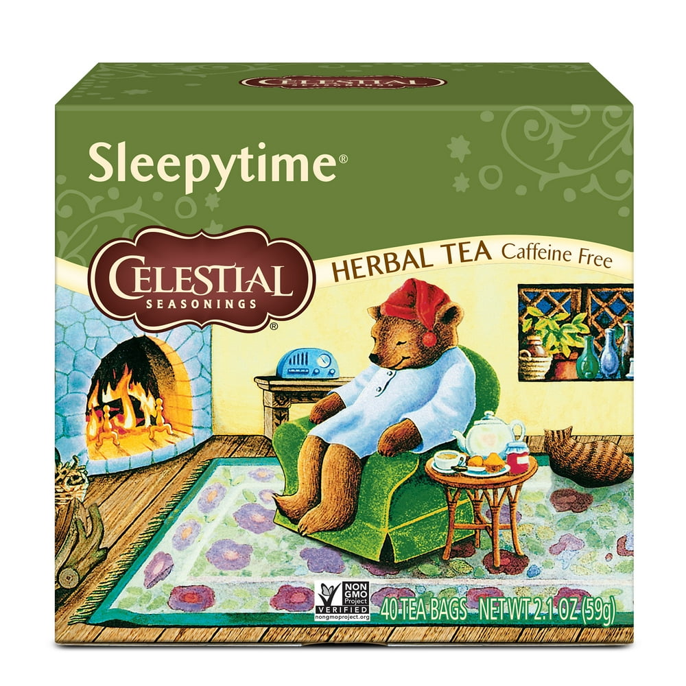 Celestial Seasonings, Sleepytime Caffeine Free Herbal Tea, Tea Bags, 40