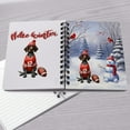 thumbnail image 4 of Hello Winter German Shorthaired Pointer Football Snowman Welcome Snowy Morning Spiral Bound Journal GSP Lover Dog Gift 5x7in Spiral Notebook - 01012, 4 of 5