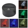 thumbnail image 3 of Luz De Noche Led 3D Táctil Colorida En Forma De Perro Para Dormitorio, Sala De Estar Al Aire Libre Moyic HA016664-00, 3 of 6