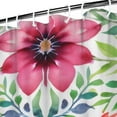 thumbnail image 4 of Waterproof Pioneer Shower Curtain 72x84 Inch Polyester Unique Cute Floral Shower Curtain for Bathroom Hotel Home Decor with 12 Plastic Hooks, 4 of 5