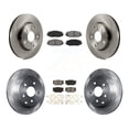 thumbnail image 1 of Transit Auto Front Rear Disc Brake Rotors and Semi-Metallic Pads Kit for Car Toyota RAV4 Lexus HS250h K8S-101324, 1 of 11