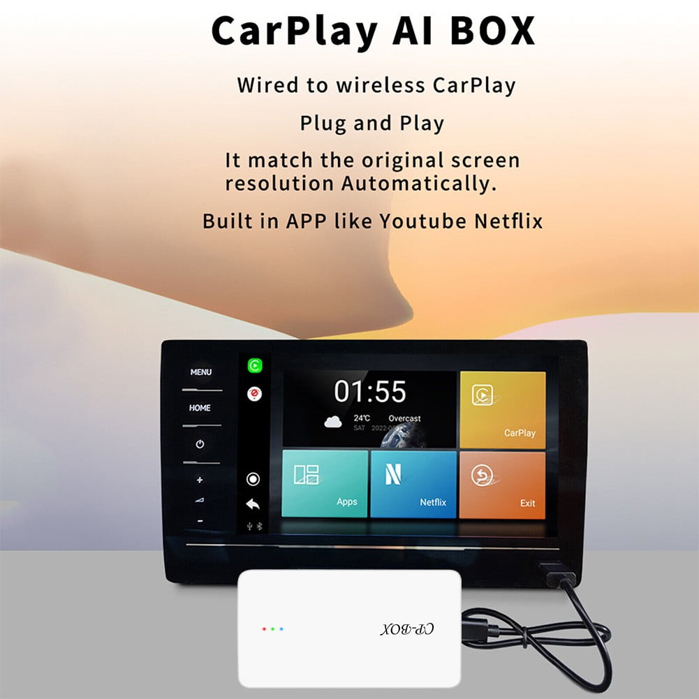 Wireless CarPlay Adapter Dongle Box Wireless An Auto for Phone