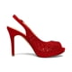thumbnail image 2 of Zapatos de Plataforma con Punta Abierta para Mujer DREAM PAIRS Rojo Talla 7.5, 2 of 6