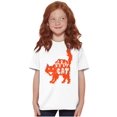 thumbnail image 3 of Vintage Halloween Scaredy Cat Cute Girls Kids T Shirt Tees Teen Brisco Brands XS, 3 of 6
