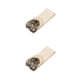 thumbnail image 1 of Minnieouse Cinturón de mujer Cuerda elástica con correas de hebilla Cinturones para jeans Negro antiguo Type2 NO2 Minnieouse  CBP253421, 1 of 6
