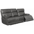 thumbnail image 4 of Coaster Company Stanford Collection Bluetooth Power Reclining Sofa with Remote Control, Charcoal, 4 of 7