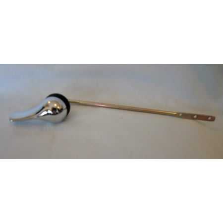 NuFlush Toilet Tank Flush Lever, Chrome Finish Handle with Metal Nut, Fits Most Front Mounted Toilets