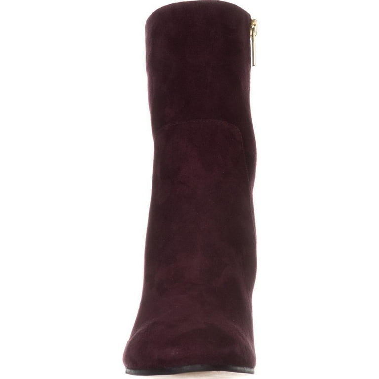 Womens MICHAEL Michael Kors Dolores Back Stretch Mid Calf Booties Plum