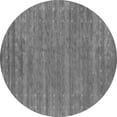 thumbnail image 1 of Ahgly Company Indoor Round Abstract Gray Contemporary Area Rugs, 6' Round, 1 of 1