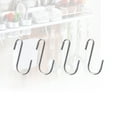 thumbnail image 4 of Ludlz 4/8Pcs Heavy Duty S Hooks Pan Pot Holder Rack Hooks Hanging Hangers S Shaped Hooks for Kitchenware Pots Utensils Clothes Bags Towels Plants Bathroom Hangers Holder, 4 of 7