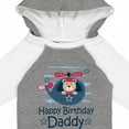 thumbnail image 4 of Inktastic Happy Birthday Daddy Cute Boy Boys Long Sleeve Baby Bodysuit, 4 of 5