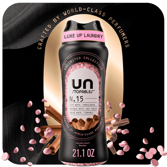 (2 pack) Downy Unstopables Unlimited Collection In-Wash Laundry Scent Booster Beads, N.15 Scent, 21.1 oz