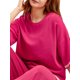 thumbnail image 3 of Lucakuins - Conjuntos informales de 2 piezas para mujer, manga larga, cuello redondo, pantalones de pierna ancha, conjuntos de ropa de calle Lucakuins  moda, 3 of 9