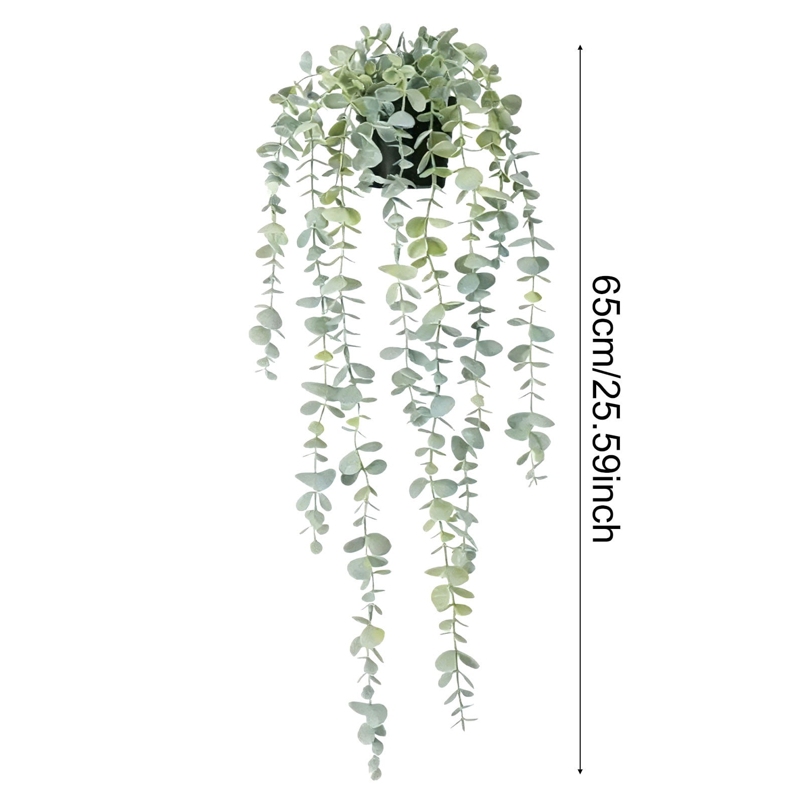 Artificial Flowers Plants Hanging Artificial Potted Plants Indoor and Outdoor for Home Bathroom Wall Shelf Decor, Green Plant *1