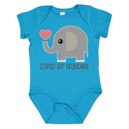 

Inktastic Loved by Grandma Cute Grandchild Boys or Girls Baby Bodysuit