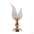 thumbnail image 1 of 1 Par De candeliere De Cristal Candelero Elegante Centro De De Pétalo, 1 of 9