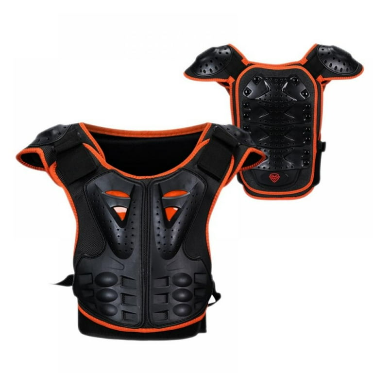 Kids Chest Protector, Dirt Bike Motorcycle Motocross Protective Armor, Youth Riding Biking Vest Jacket, Full Body Back Spine Armor Gear Guard