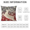 thumbnail image 5 of YINGXI Christmas Throw Pillow Covers Winter Holiday Decorative Cushion Covers for Couch Living Room 24x24in, 5 of 5