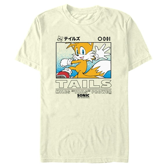 Men's Sonic the Hedgehog Miles Tails Portrait Graphic T-Shirt