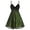 halloween costumes renaissance dress women-Green, variant on Womens Sleeveless Gothic Dress Halloween Party Swing Dress Vintage Graphic Night Gown Punk Hippie Swing Dresses