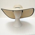 thumbnail image 4 of Women's Wide Brim Sun Hat Straw Hat Summer Holiday Adjustable, 4 of 5