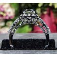 thumbnail image 3 of Princess Square Simulated Diamond Ring White Gold Alloy Womens Ring Size 5 6 7 8 9 10 With Sparkle For You Now, 3 of 7