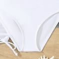 thumbnail image 7 of TOWED22 Girls Swimsuit 3 Piece Bathing Suits Summer Bikini Set Cover Up Skirt Floral Print Ruffle Swimwear for 5-12Y White,8-9 Y, 7 of 7