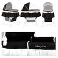 thumbnail image 2 of Dream On Me Lacy Portable 2-in-1 Bassinet & Cradle in Black, Lightweight Baby Bassinet, 2 of 24