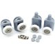 thumbnail image 2 of Rueda giratoria de 8 piezas de 25 mm para puerta de ducha, rodillos deslizantes para puerta de baño ACTIVE Biensenido a ACTIVE, 2 of 4