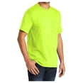 thumbnail image 4 of Yellow Rooster Men's Core Blend Pocket T-Shirts Safety Green L, 4 of 6