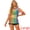 Pink Rainbow, variant on Women's Sheer Mesh Top Contrast Short Sleeve T-Shirt M Pink Rainbow
