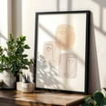 thumbnail image 4 of Abstract boho faces - Painting Black Framed Wall Art Print 16 x 24 inches, 4 of 8