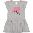 thumbnail image 3 of Inktastic Japanese Cherry Tree Kitty Cat Girls Baby Dress, 3 of 5