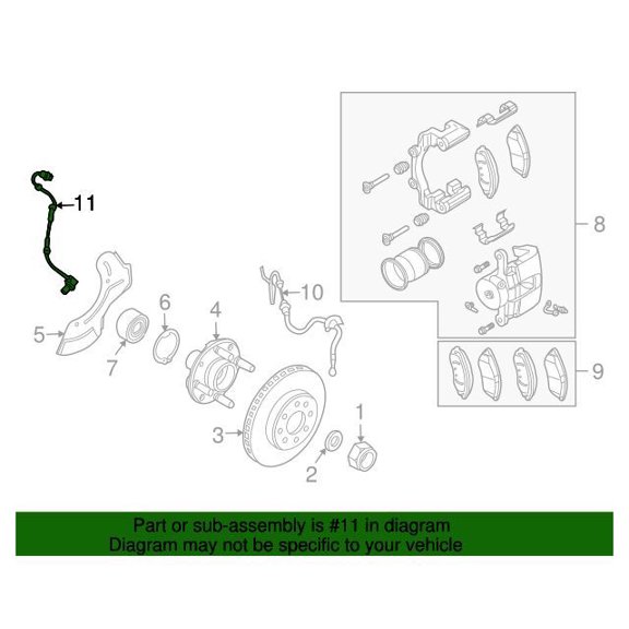 GM 96959997 Sensor Asmfrt Whl Spd